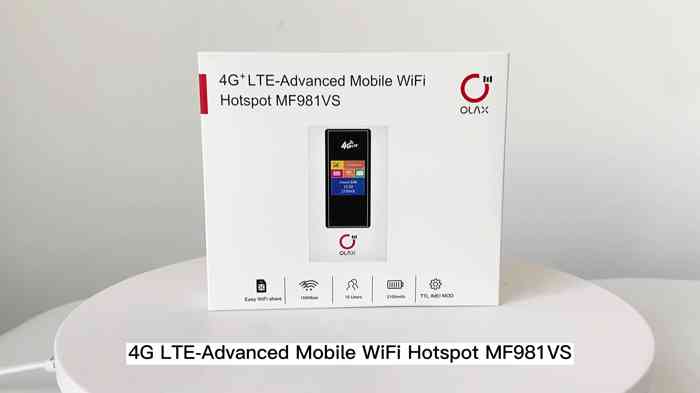 OLAX MF981VS 4G+ LTE Advanced Mobile WiFi Pocket Router